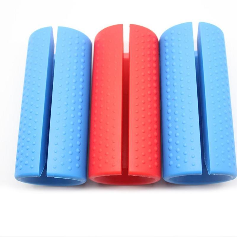 Silicone barbell grip