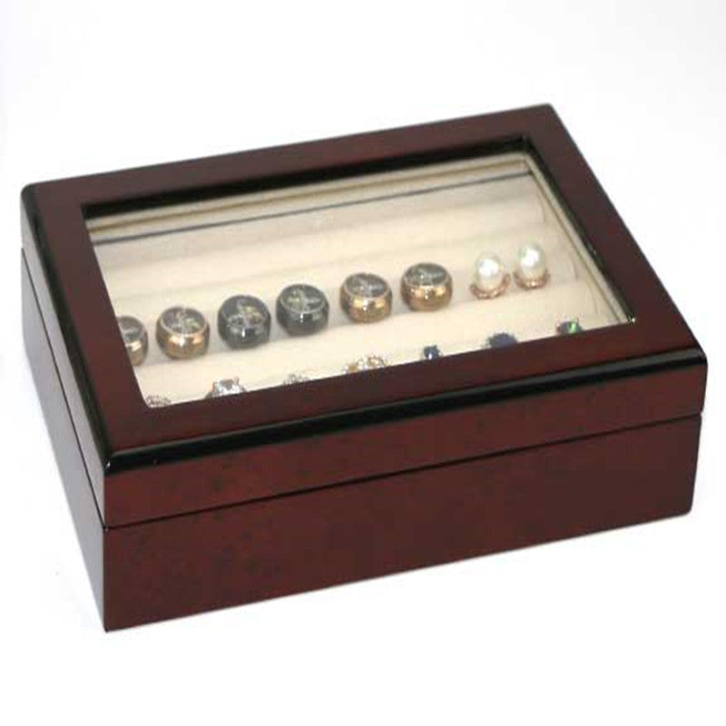 Jewelry Box Female High-End Ring Box Earrings Earring Storage Box