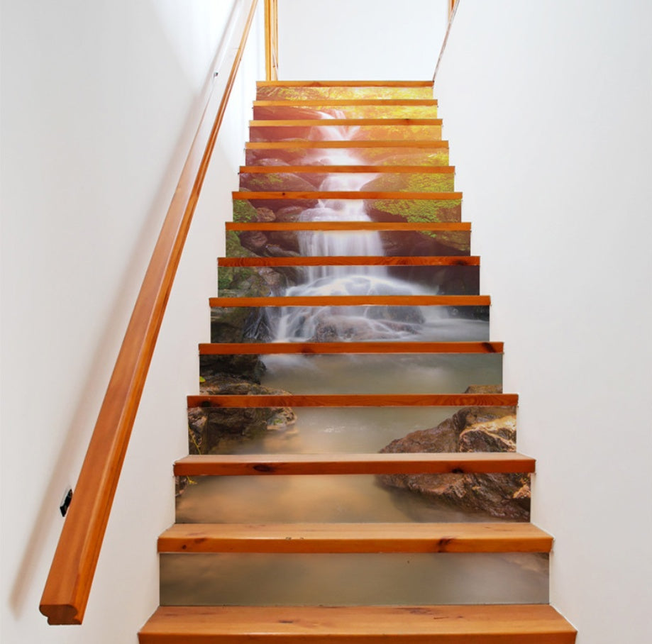 Self-adhesive stairs stickers