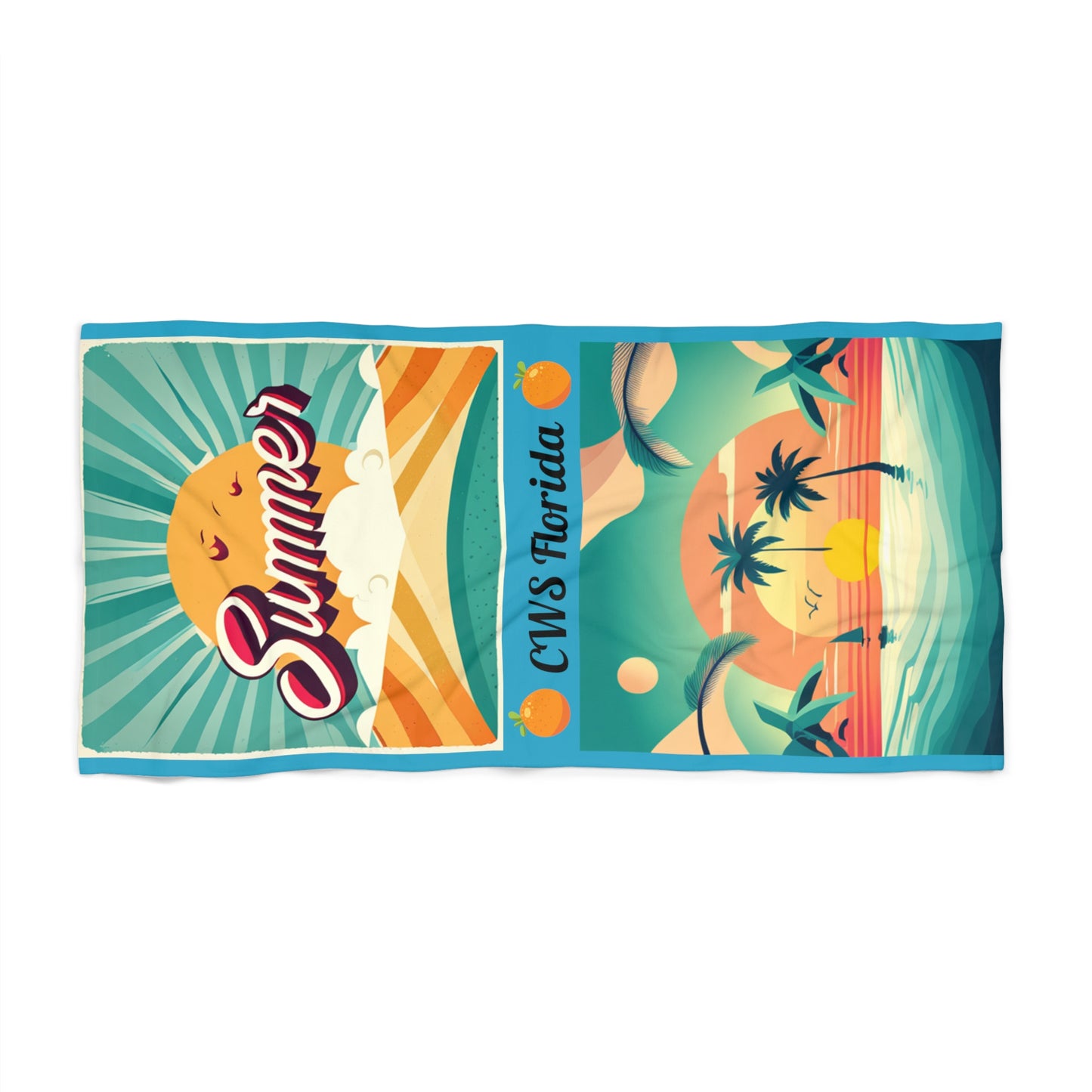 CWS Florida Beach Towel By Cozy Winter Store (ships within USA only)