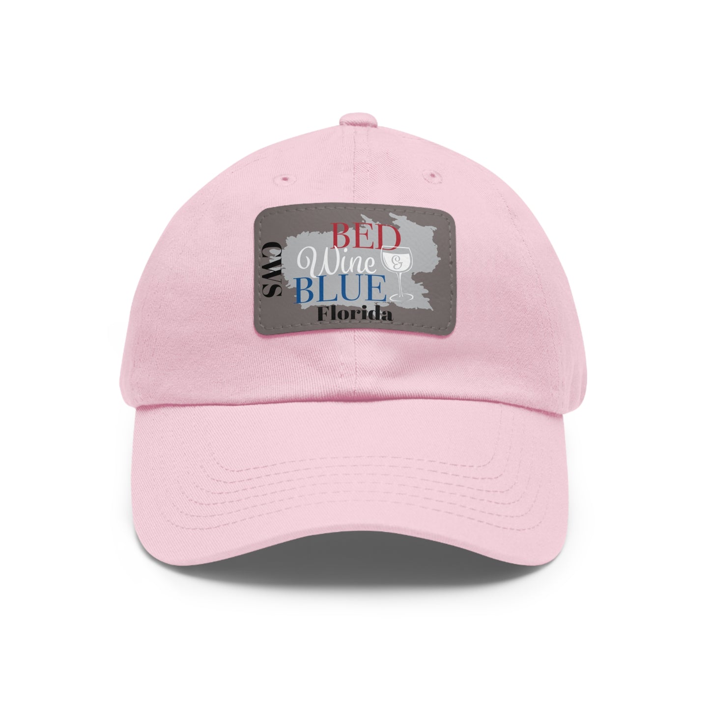 CWS Florida Dad Hat with Leather Patch By Cozy Winter Store (ships within USA only)