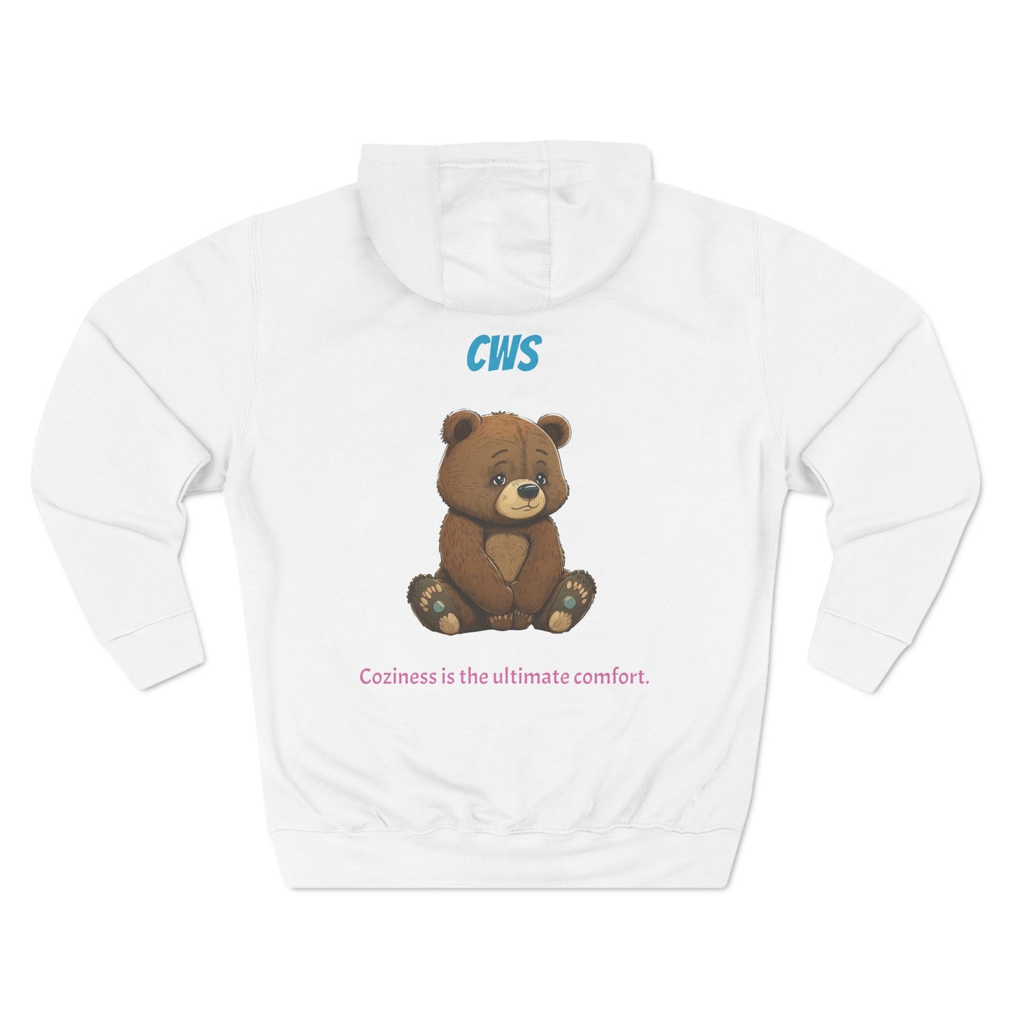 CWS Cozy Bear Three-Panel Fleece Hoodie By Cozy Winter Store