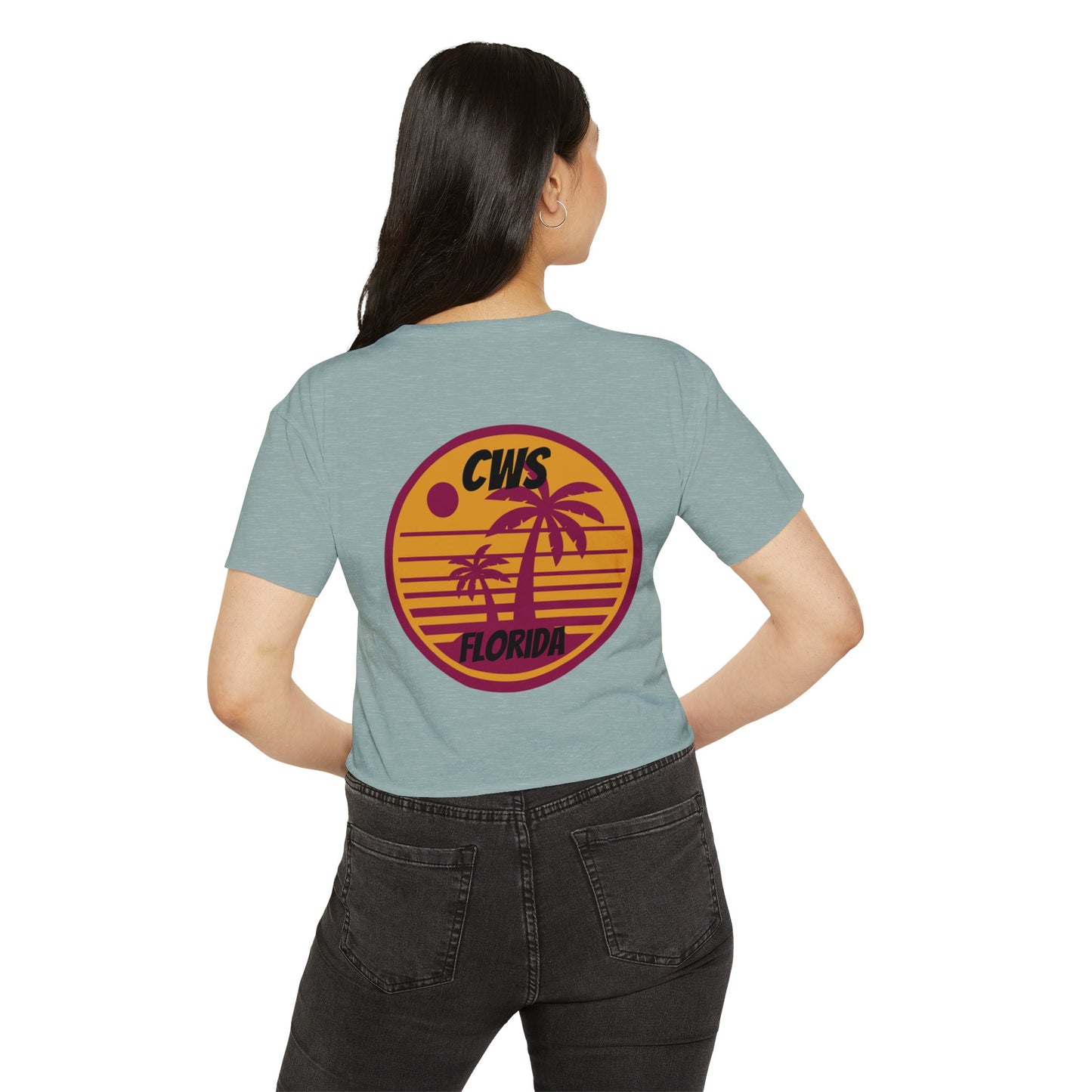 CWS Florida Women's Festival Crop Top By Cozy Winter Store (ships within USA only)