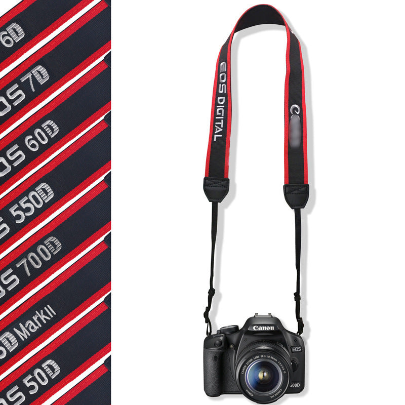 SLR camera embroidery strap