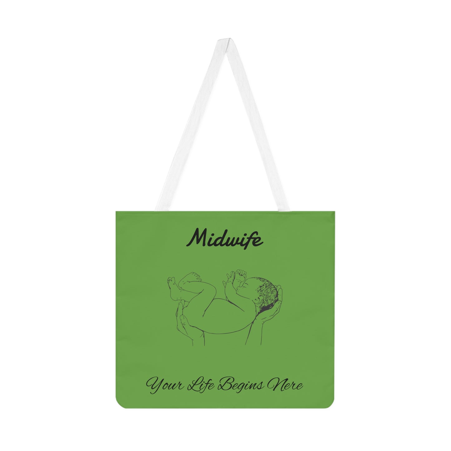 Customer Personalised Design Sara W UK " Bethany" midwife Shoulder Tote Bag (AOP)