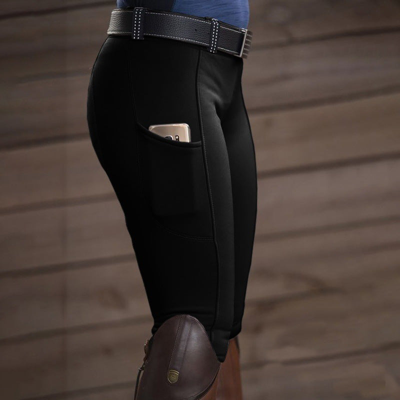 Stretch Equestrian Hip-Lifting Pants: Comfortable Casual Wear for Ladies