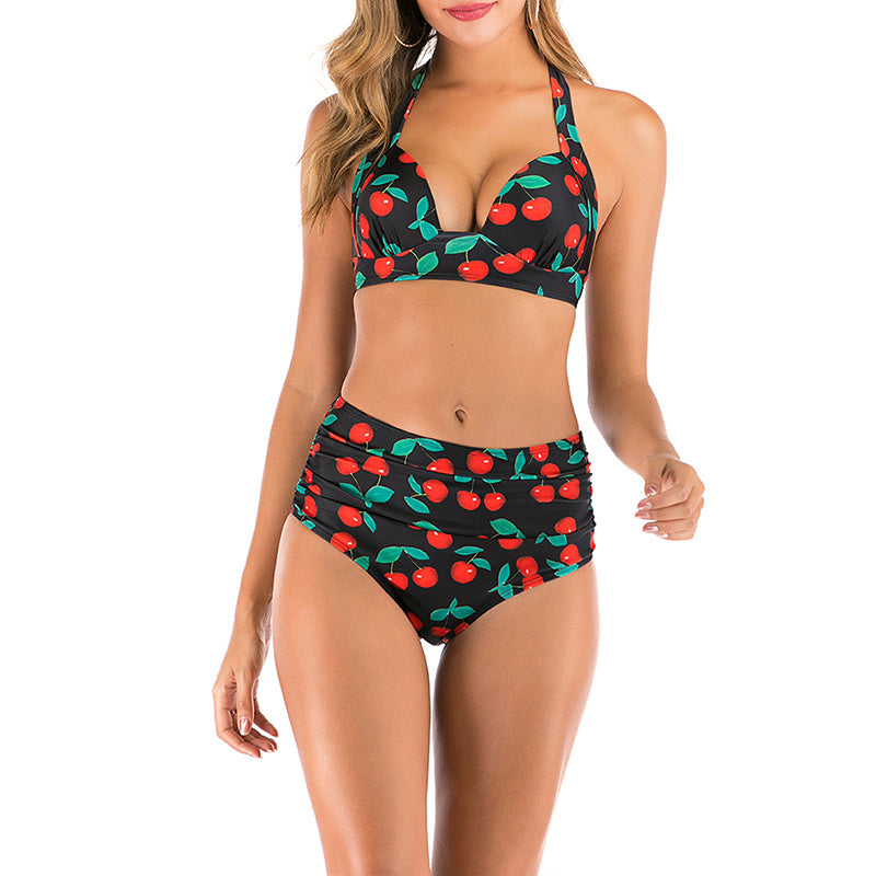 Ladies split swimsuit