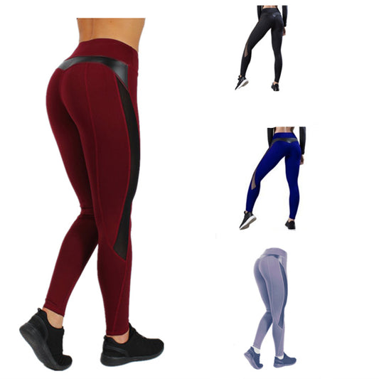 Legginsy sportowe z wysokim stanem