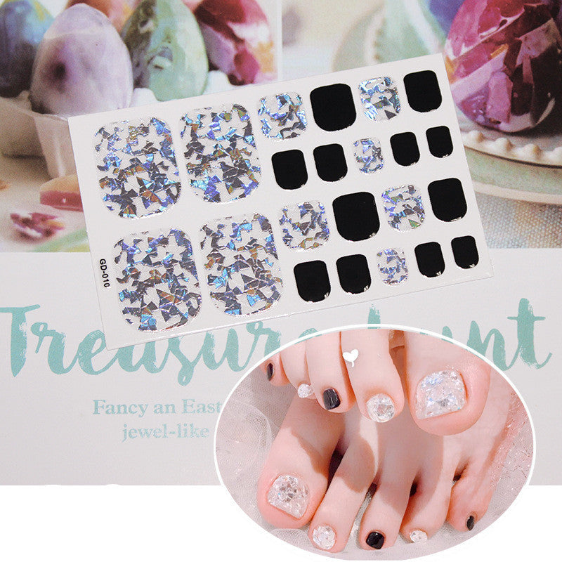 Nail stickers foot stickers 22 small stickers waterproof nail stickers foot nail stickers