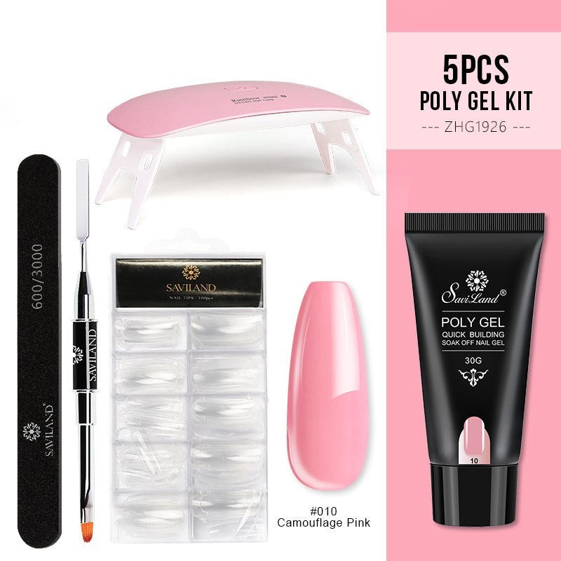 Quick Extension Gel Crystal Gel Nagel Set