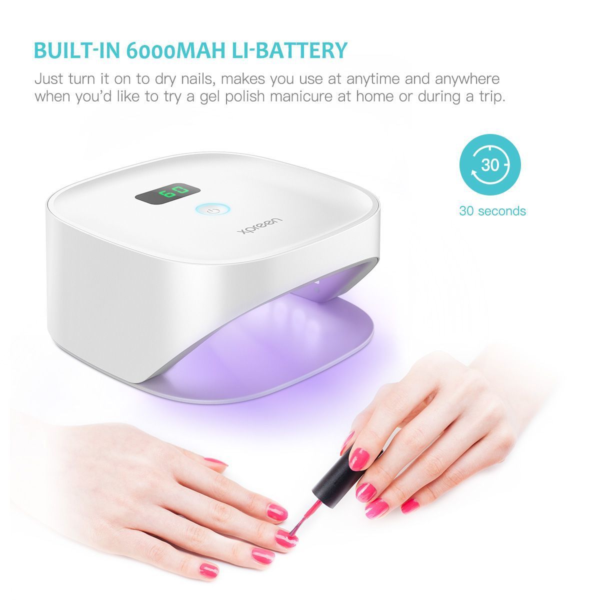 Wireless charging nail phototherapy machine