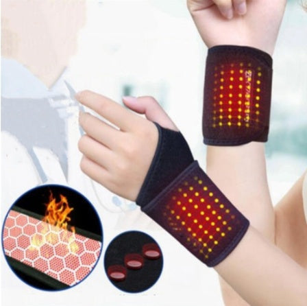 Self heating wrist guard