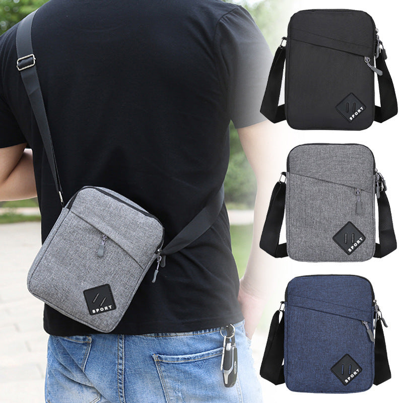 Men's Oxford Cloth Shoulder Crossbody Bag