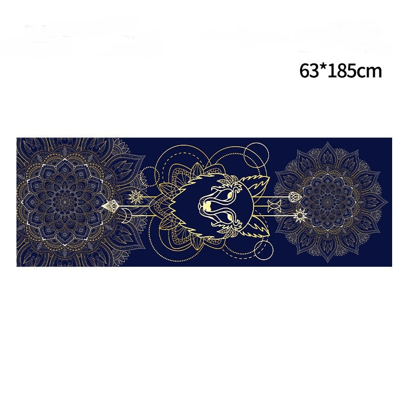 Non-slip printed yoga mat