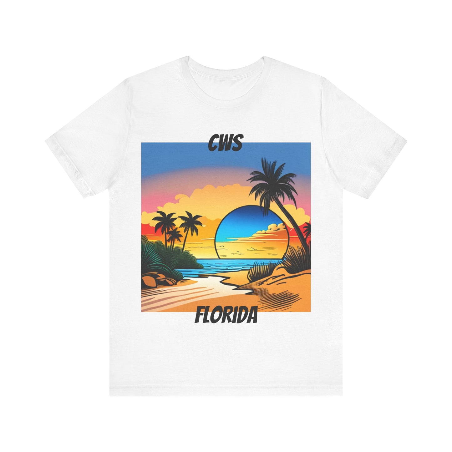 CWS Florida Unisex Jersey Short Sleeve Tee By Cozy Winter Store (ships within USA only)