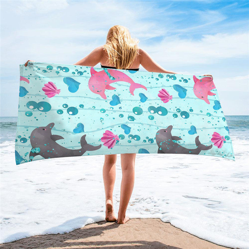 Square beach towel