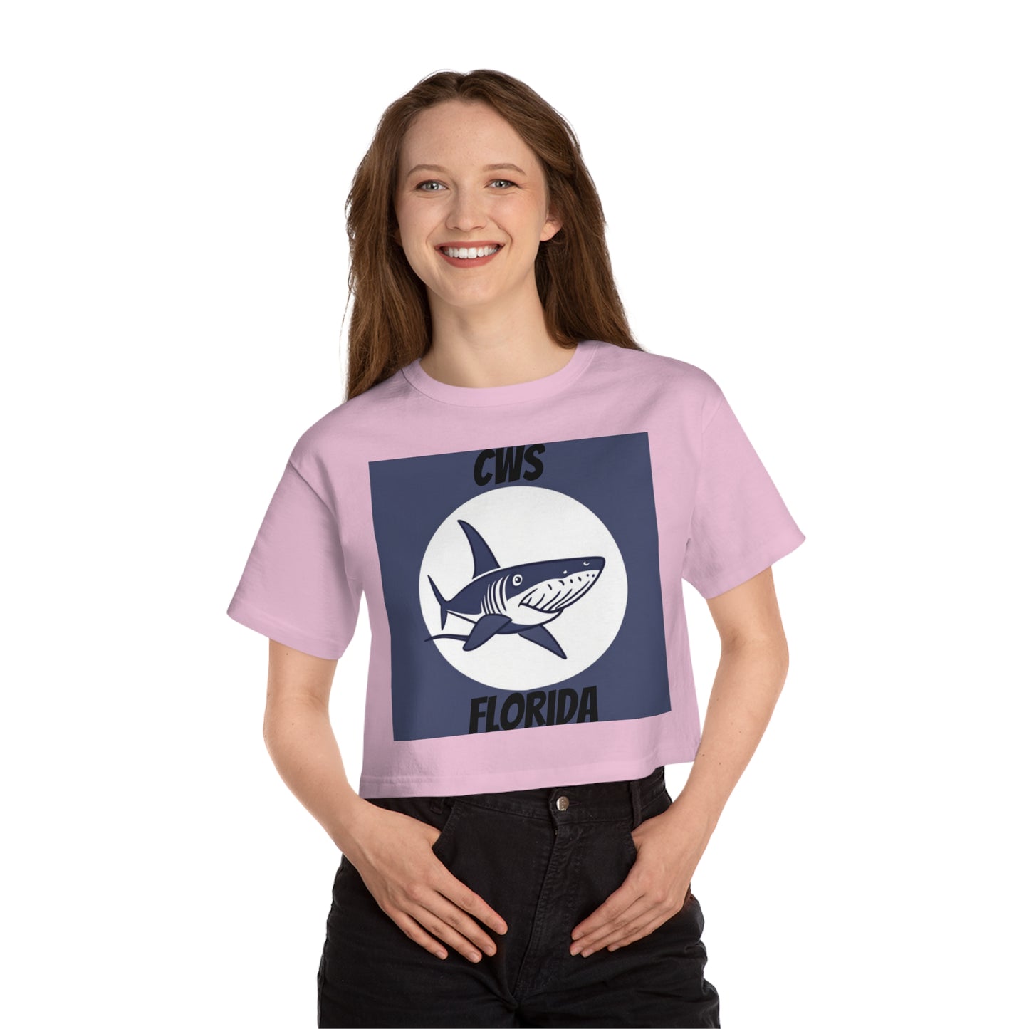 CWS Florida Champion Women's Heritage Cropped T-Shirt By Cozy Winter Store (ships within USA only)