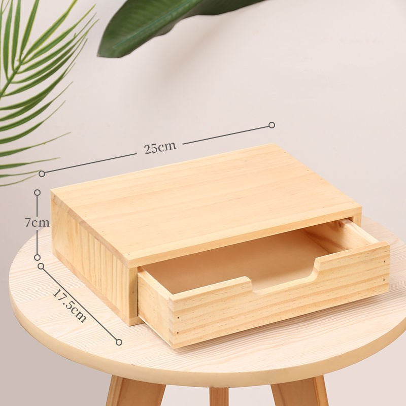 Vintage Wooden Multifunctional Drawer Storage Box