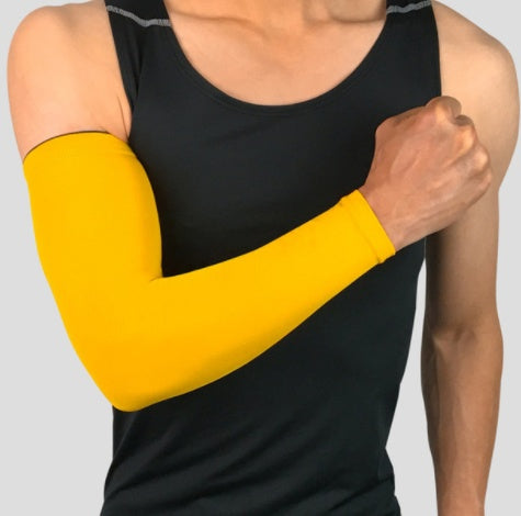 1Pcs Breathable Quick Dry UV Protection Running Arm Sleeves Basketball Elbow Pad Fitness Armguards Sports Cycling Arm Warmers