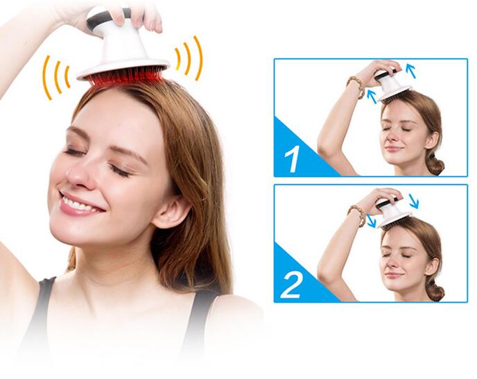 Electric Infrared Head Massager