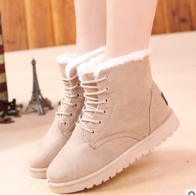 Neue damen schnee stiefel großhandel winter neue frauen winter schuhe frauen warme rohr weibliche baumwolle schuhe stiefel