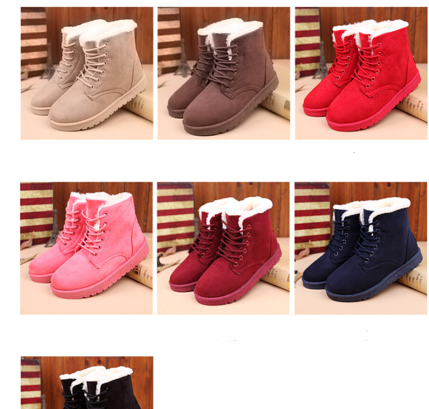 Neue damen schnee stiefel großhandel winter neue frauen winter schuhe frauen warme rohr weibliche baumwolle schuhe stiefel