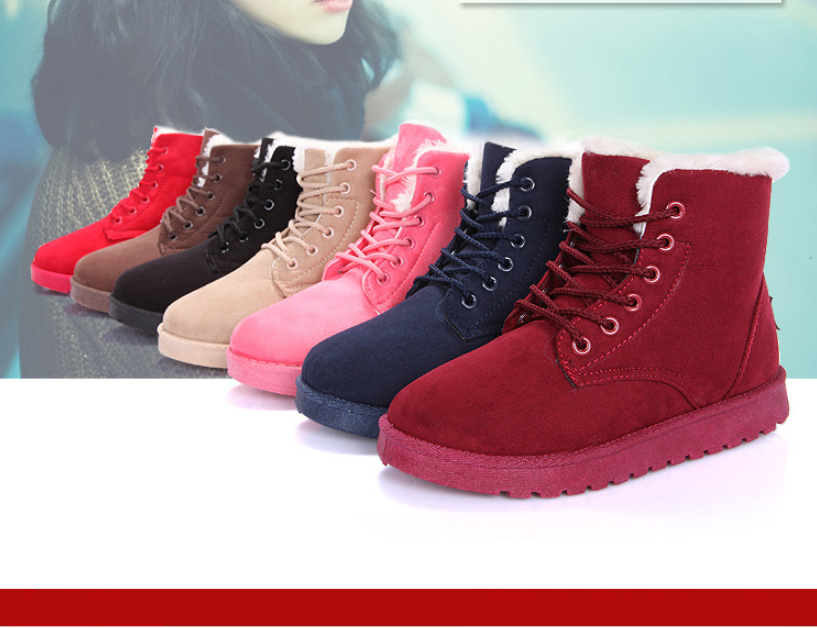 Neue damen schnee stiefel großhandel winter neue frauen winter schuhe frauen warme rohr weibliche baumwolle schuhe stiefel