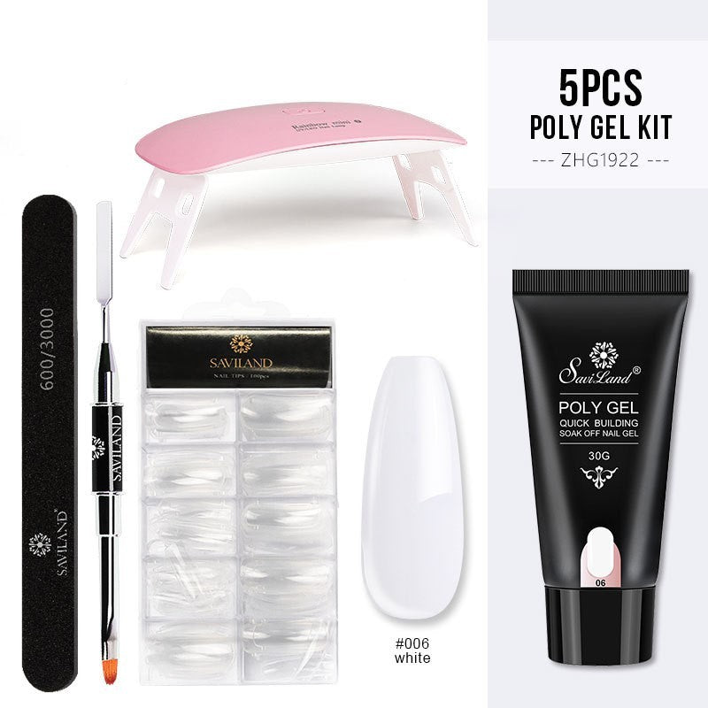 Quick Extension Gel Crystal Gel Nagel Set