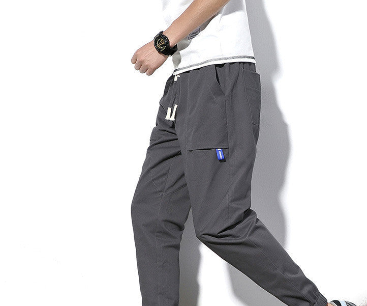 Men's casual pants Korean large men's sports pants