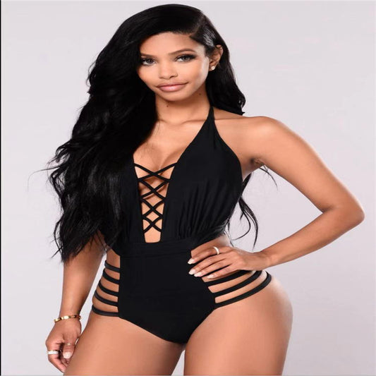 Sports swimwear slim slimming one-piece hot spring sexy swimsuit