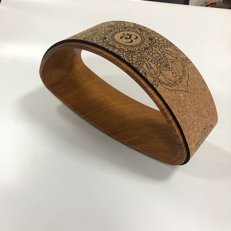 Cork Yoga Wheel Half-round Backbend Artifact Yoga Ring