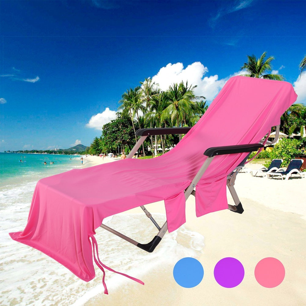 Beach chair towel-cover