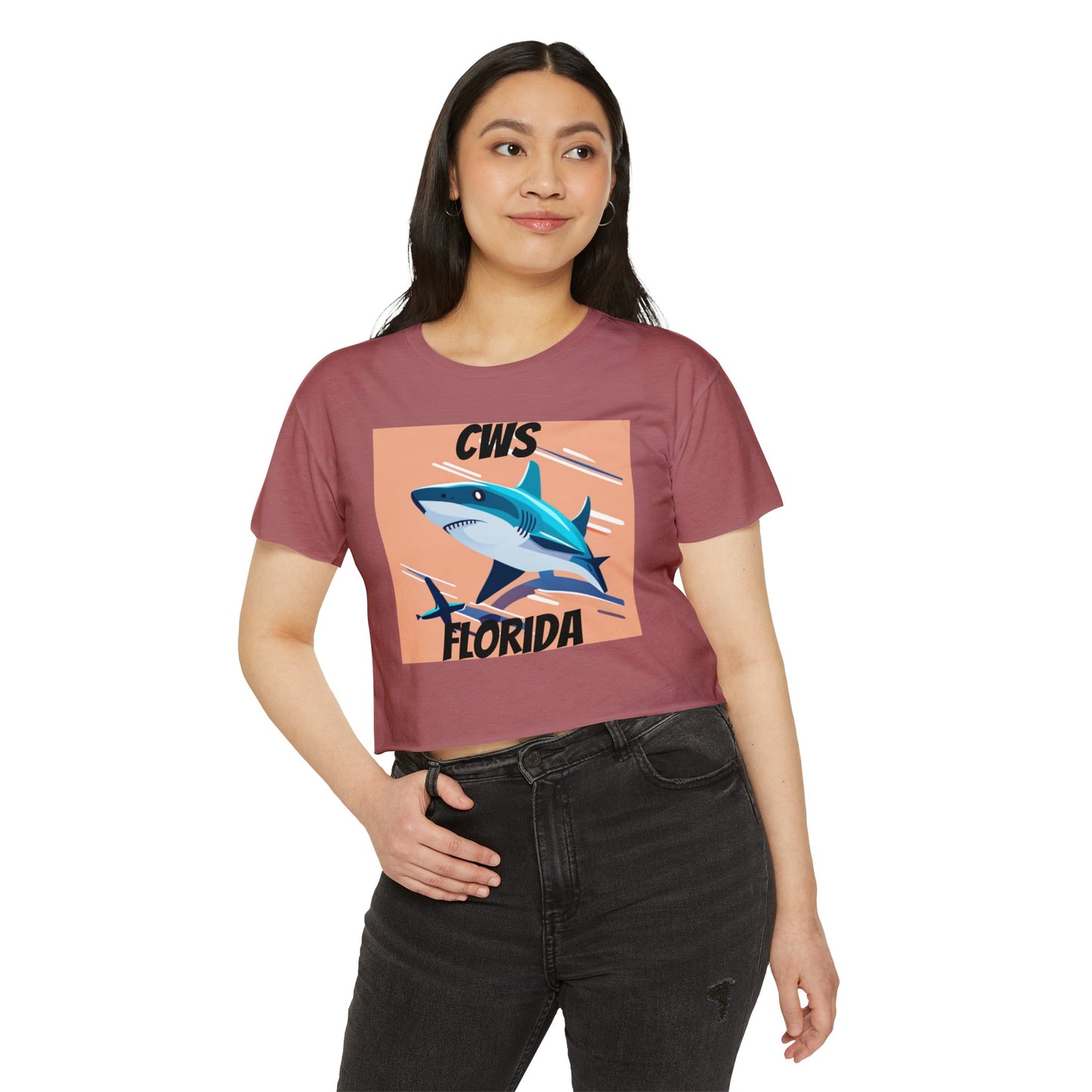 CWS Florida Women's Festival Crop Top By Cozy Winter Store (ships within USA only)