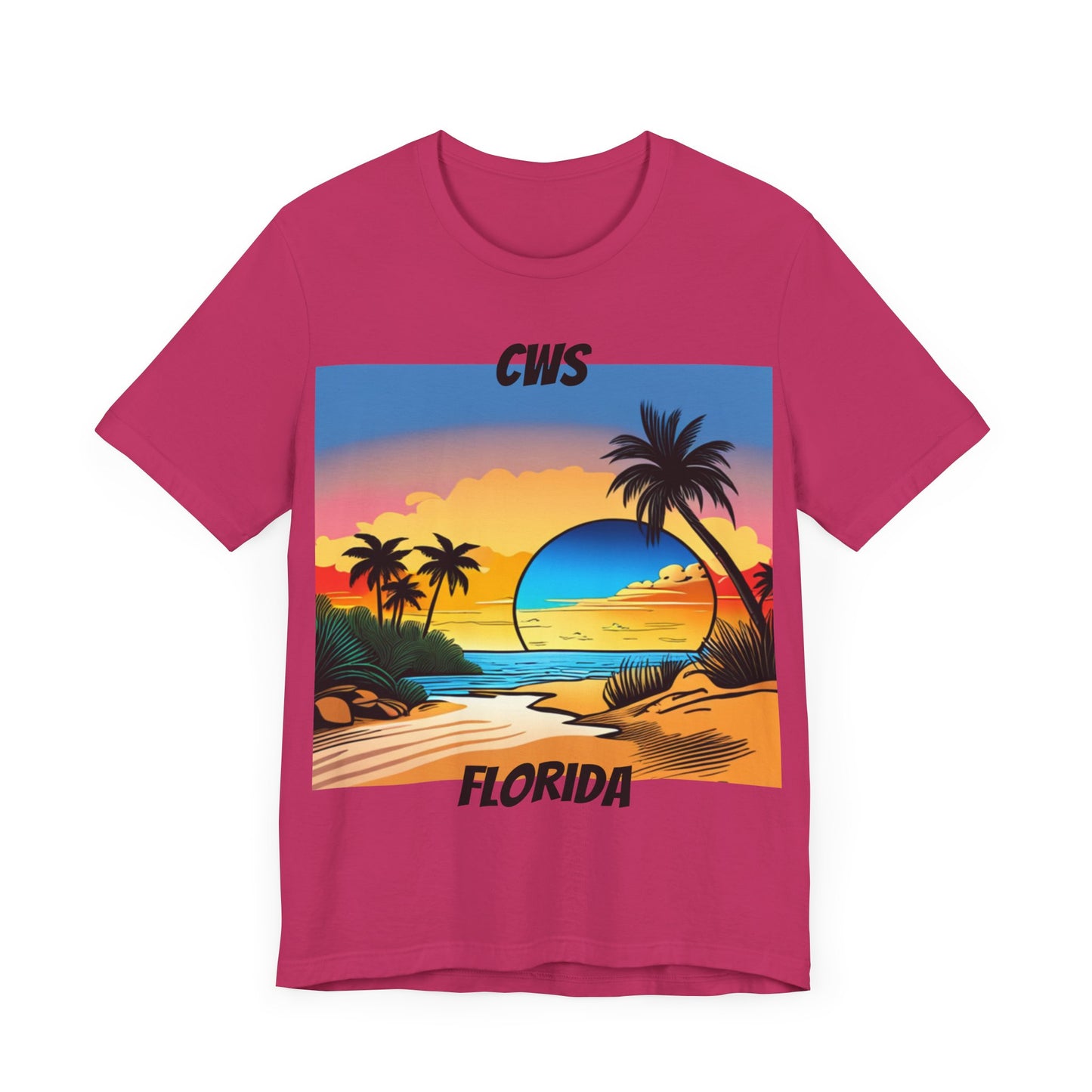 CWS Florida Unisex Jersey Short Sleeve Tee By Cozy Winter Store (ships within USA only)