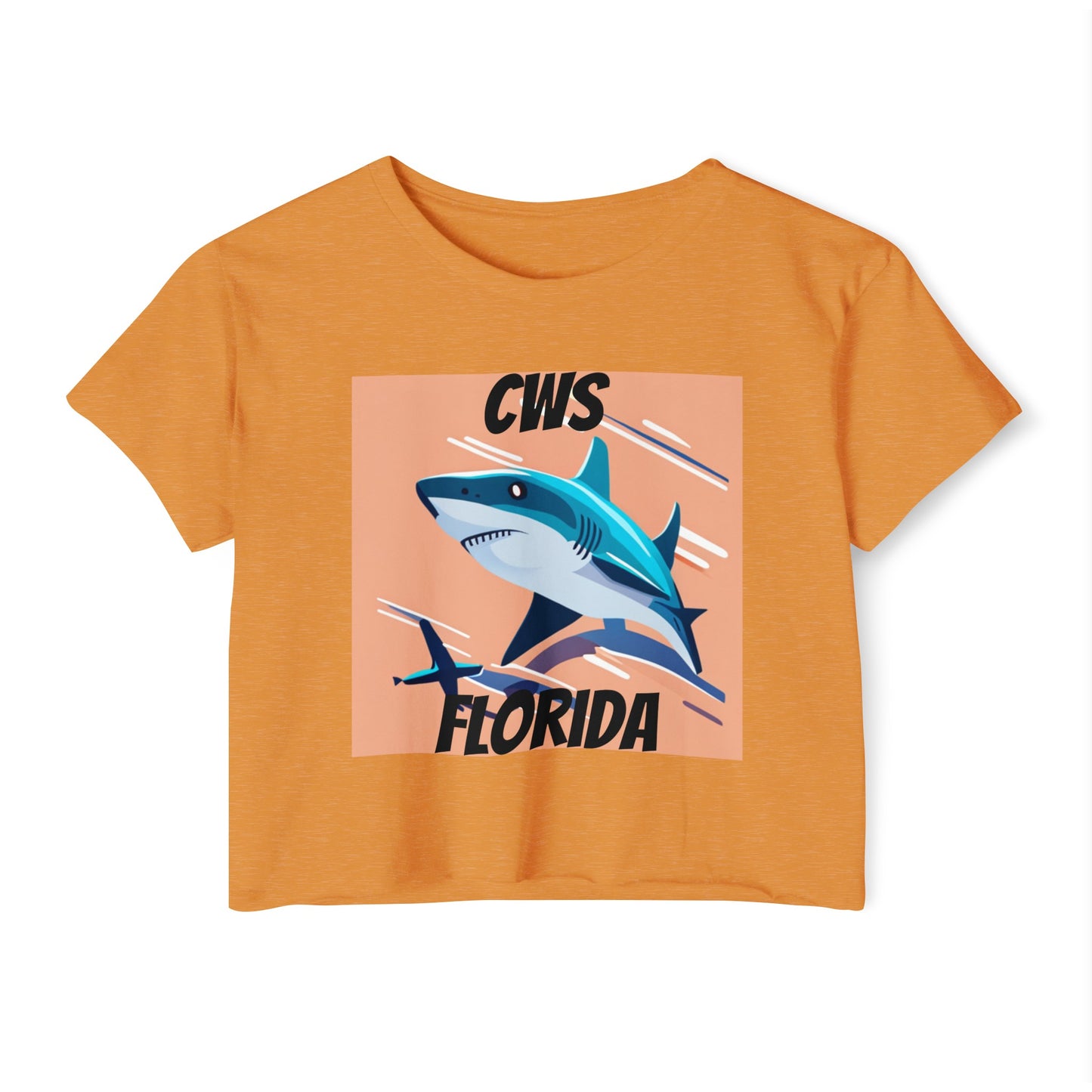 CWS Florida Women's Festival Crop Top By Cozy Winter Store (ships within USA only)