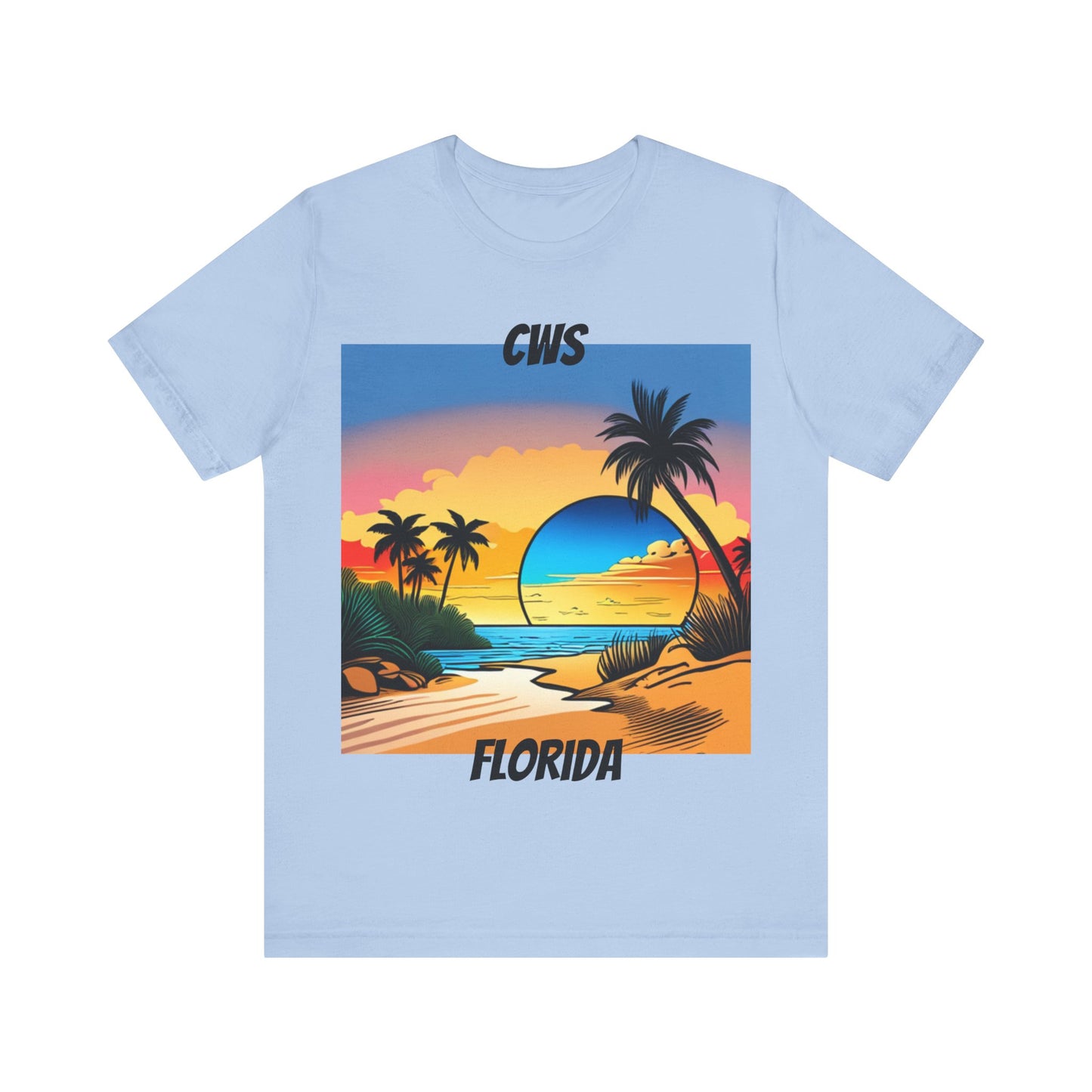 CWS Florida Unisex Jersey Short Sleeve Tee By Cozy Winter Store (ships within USA only)