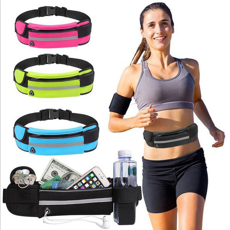 Fitness-Gürteltasche mit Tasche, schlanke Laufhose, Jogging-Gürtel, Gürteltasche für Wandern, Radfahren, Workout, Sport, Fitnessstudio