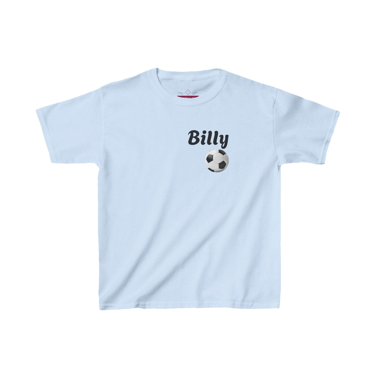 Customer Personalised Design Sara W UK - "Billy" Kids Heavy Cotton™ Tee