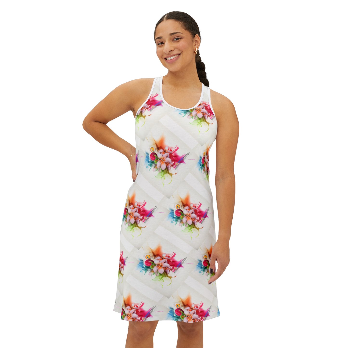 CWS Flora Women's Racerback Dress By Cozy Winter Store