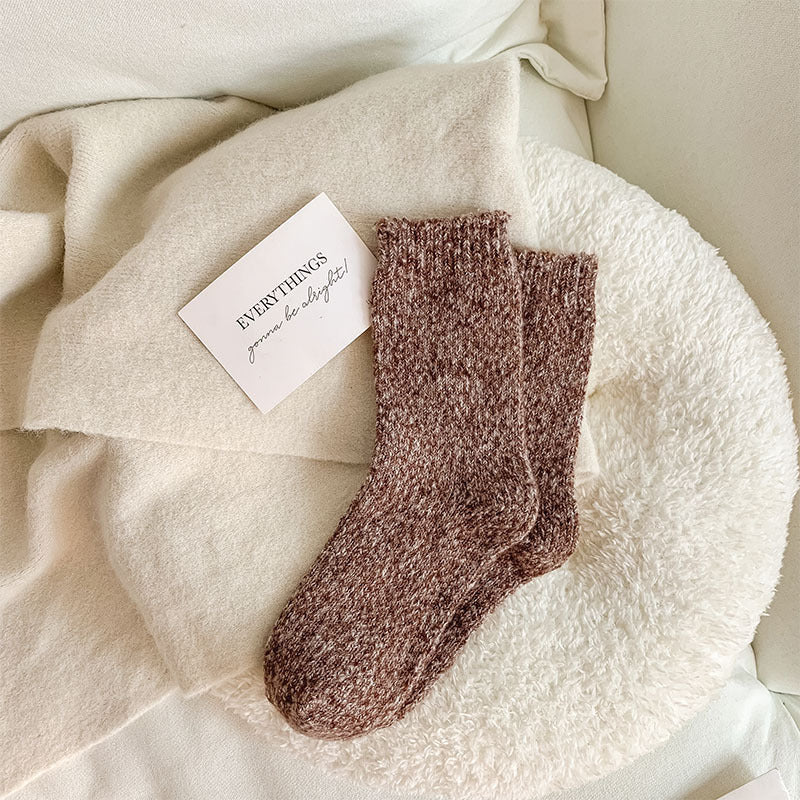 CozyCloud: Women's Winter Wool Tube Socks - Thermal & Thicken for Ultimate Warmth