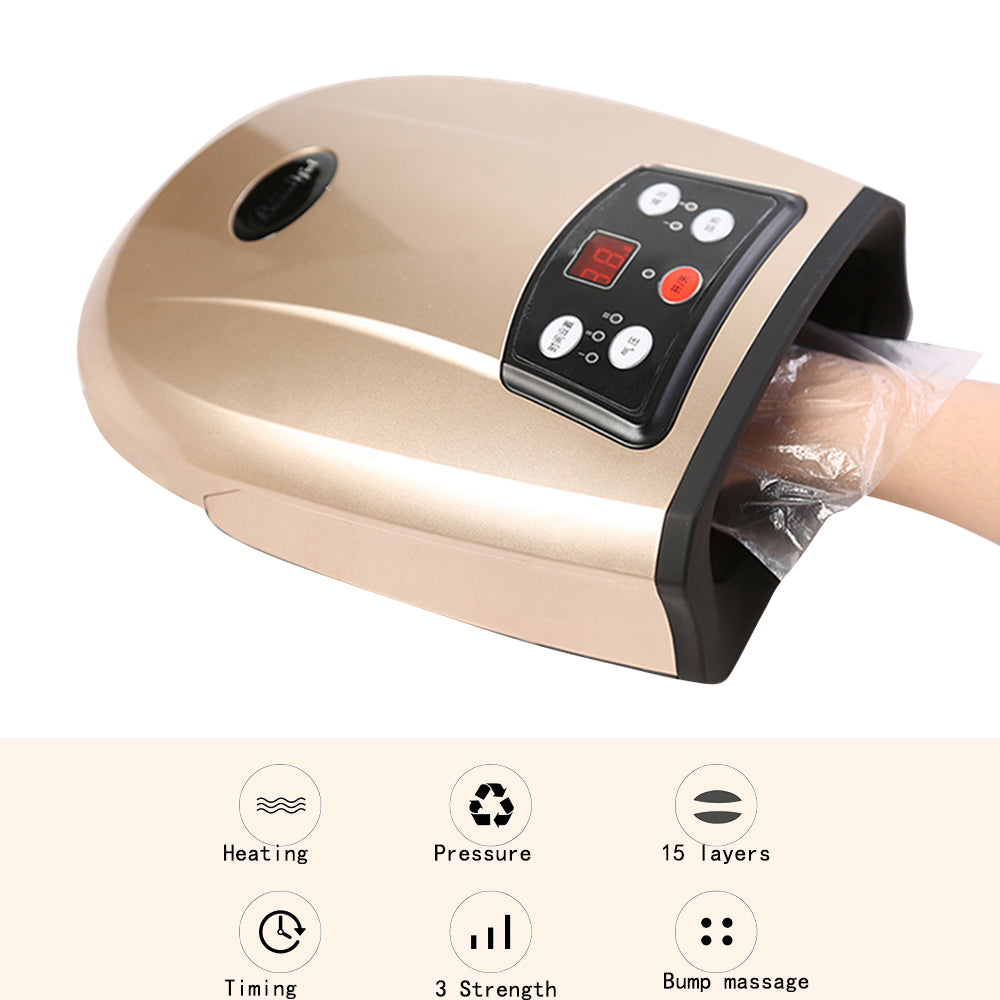 Electric heated palm massager