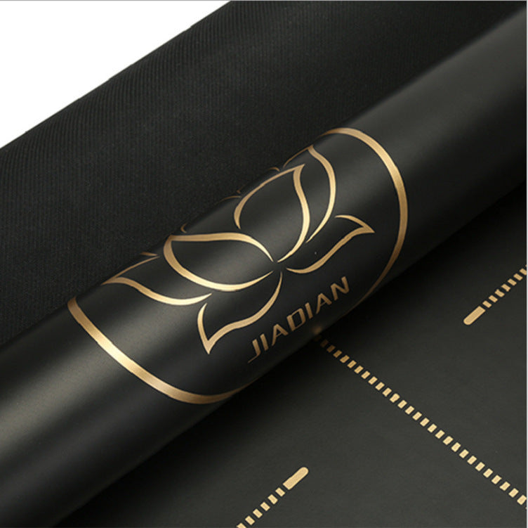 Rubber Pu Postural Line Yoga Mat