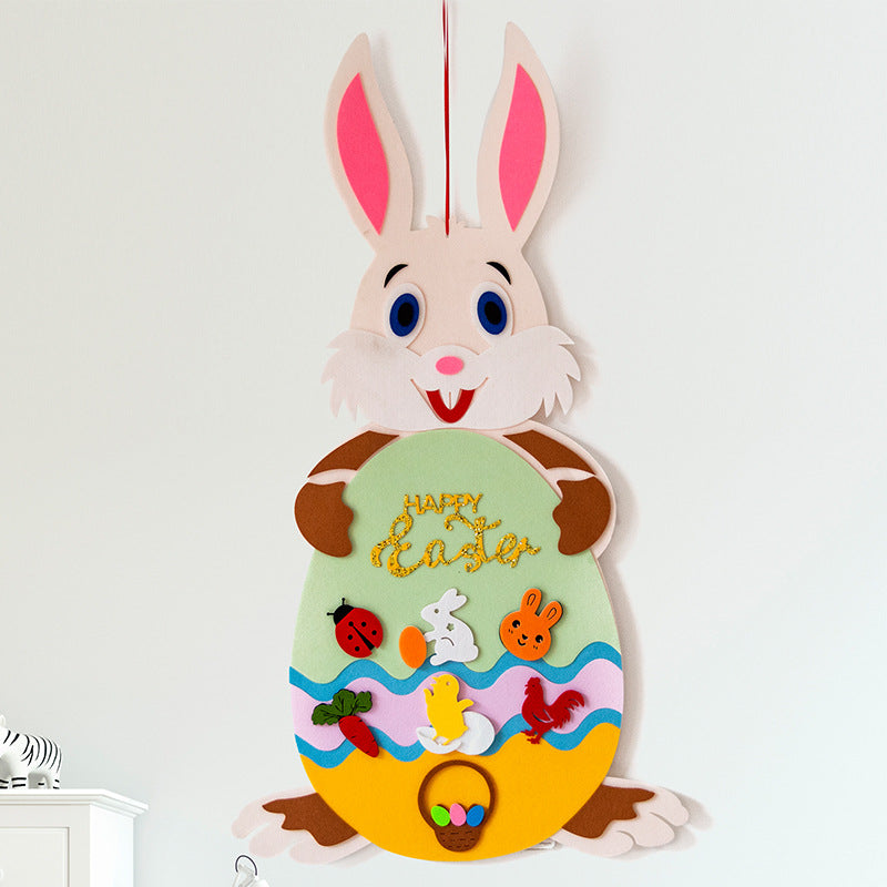 Easter Kids DIY Felt Bunny