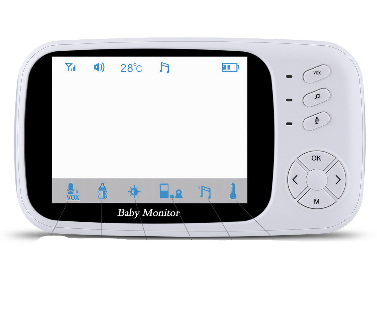 Wireless Digital Baby Monitor Two Way Intercom Baby Care Device