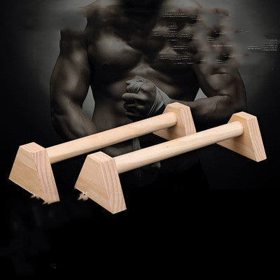 Street Fitness Russian Push-up Solid Wood Outdoor Inverted Stand