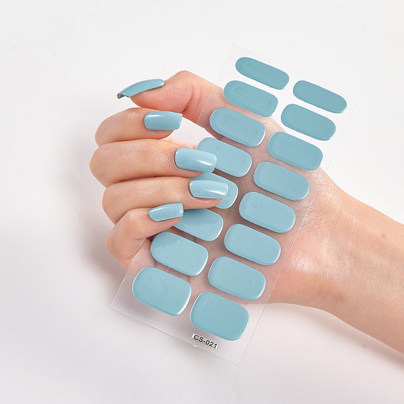 Nagelaufkleber Buchstaben Farbe Nail Art Aufkleber Vollaufkleber