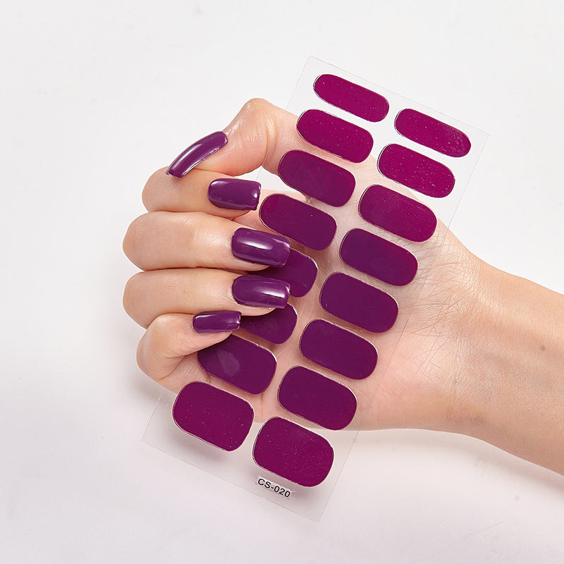 Nagelaufkleber Buchstaben Farbe Nail Art Aufkleber Vollaufkleber