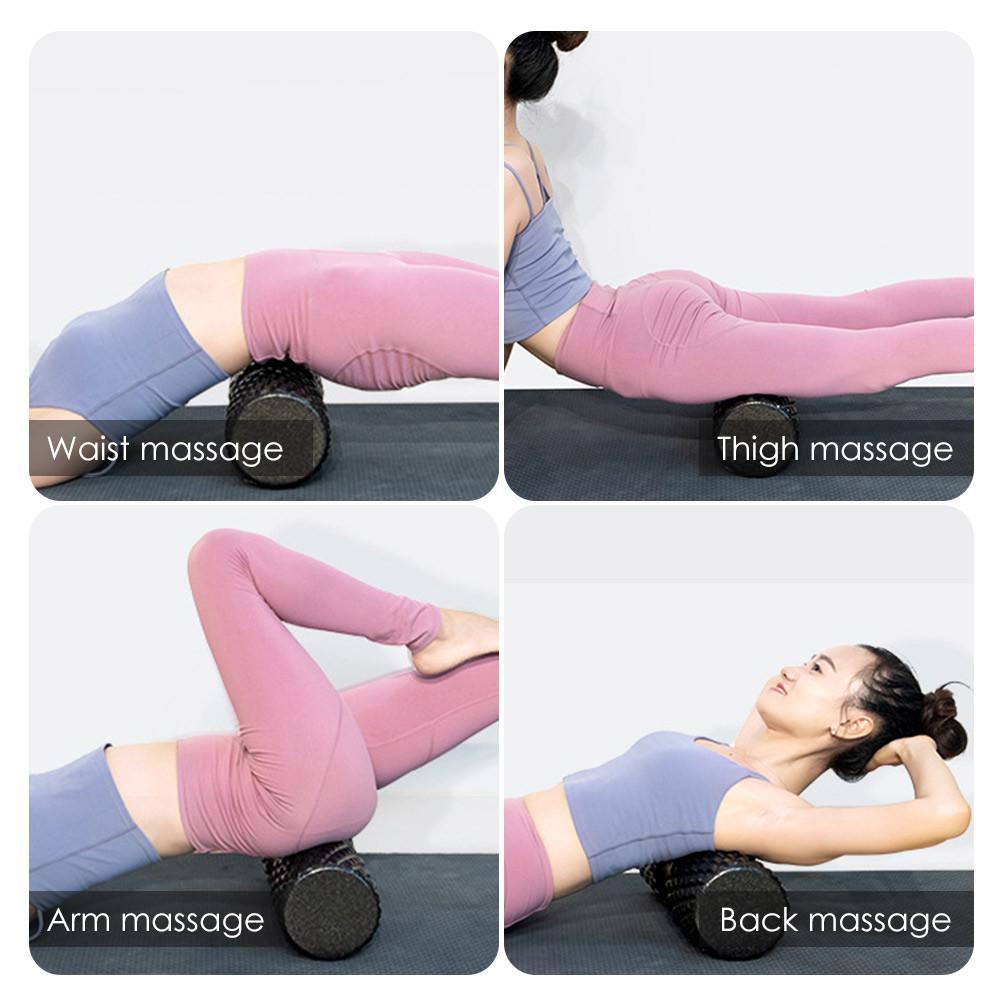 Glossy Black Massage Shaft Epp Yoga Column