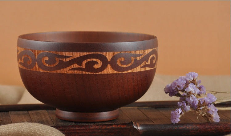 Inner Mongolia Craft Bowl Mongolian Tableware Wooden Bowl