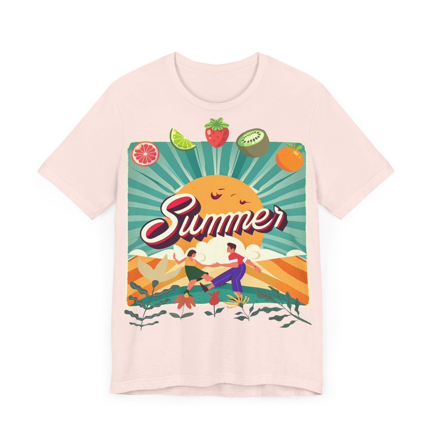 Unisex Jersey Short Sleeve Summer Tee